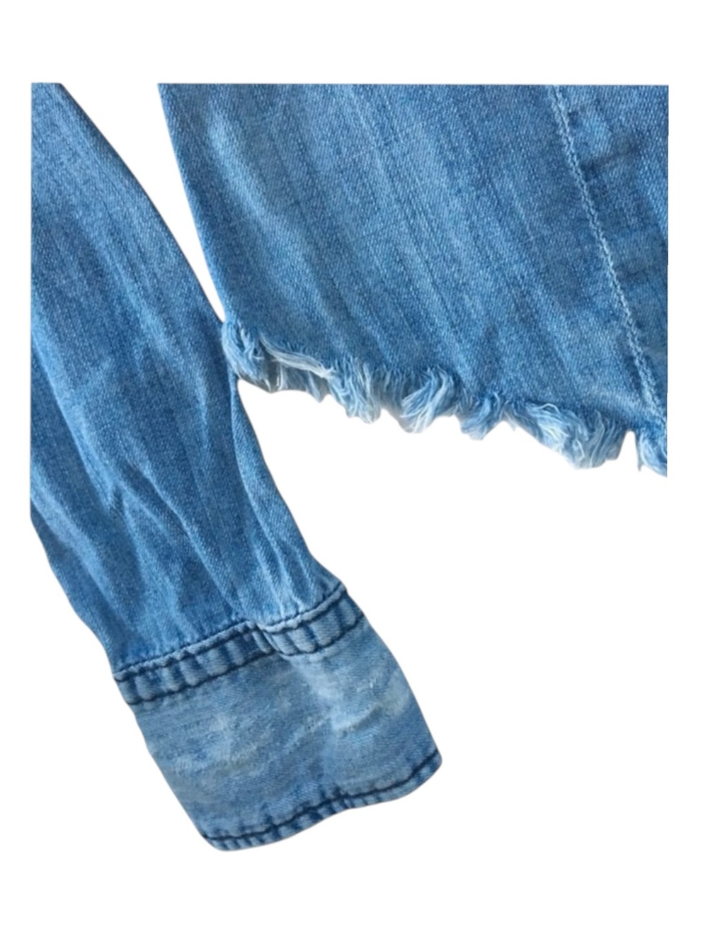 new True Religion ʊ Lucy Denim Button Down Western Inspired Shirt ʊ Sundance XS - Picture 9 of 16